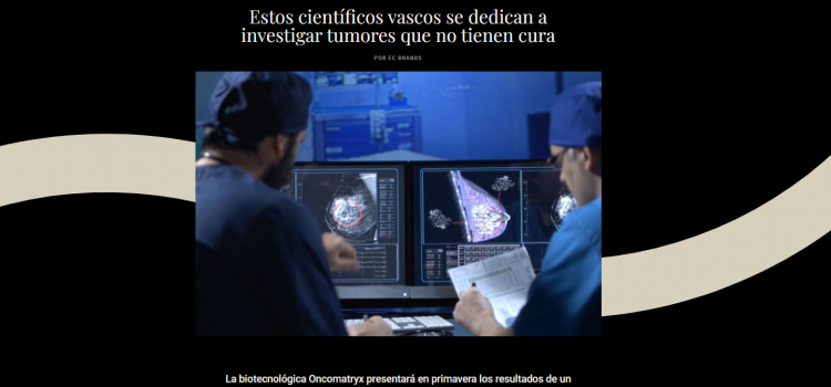 These Basque scientists are dedicated to researching tumors for which there is no cure